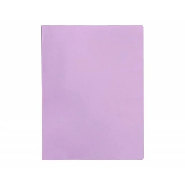 Carpeta escaparate Liderpapel DIN A4 poliporpileno con 30 fundas color violeta