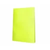 Carpeta escaparate Liderpapel DIN A4 poliporpileno con 40 fundas color amarillo