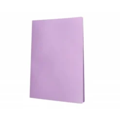 Carpeta escaparate Liderpapel DIN A4 poliporpileno con 40 fundas color violeta