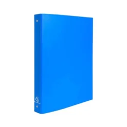 Carpeta Exacompta carton azul claro 4 anillas
