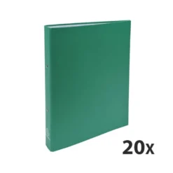 Carpeta Exacompta carton forrado verde 2 anillas