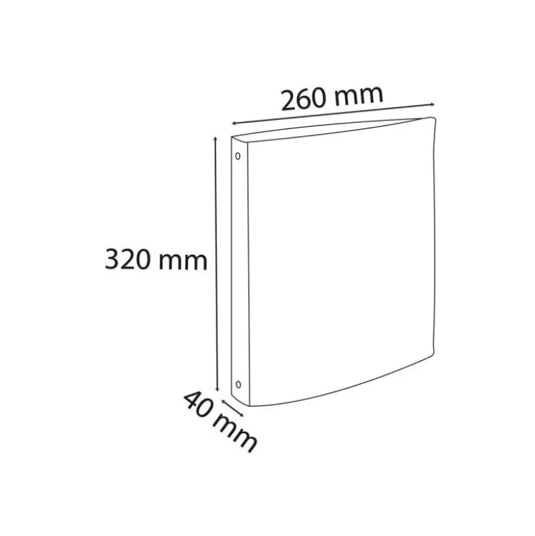 Carpeta Exacompta carton fucsia 4 anillas