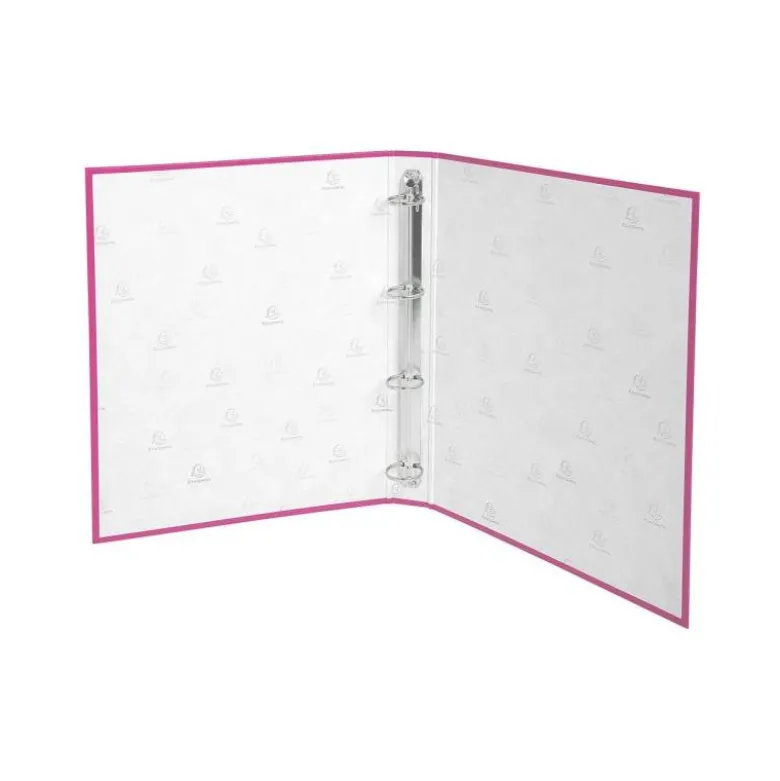 Carpeta Exacompta carton fucsia 4 anillas