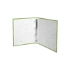 Carpeta Exacompta carton verde anis 4 anillas