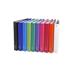 Carpeta Exacompta carton verde anis 4 anillas