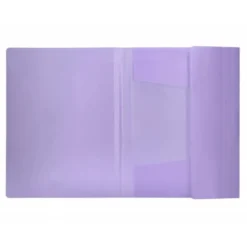 Carpeta gomas con solapa Liderpapel DIN A4 polipropileno 400 micras 100 hojas color violeta