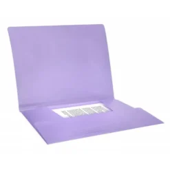 Carpeta gomas con solapa Liderpapel DIN A4 polipropileno 400 micras 100 hojas color violeta