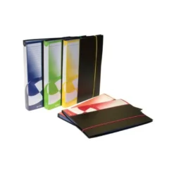 CARPETA GRAFOPLAS ESCAPARATE FOLIO 20 FUNDAS POLIPROPILENO NEGRO CON GOMILLA