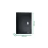 CARPETA LEITZ RECYCLE GOMAS TRES SOLAPAS DIN A4 POLIPROPILENO NEGRO