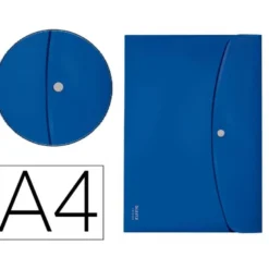 CARPETA LEITZ RECYCLE PORTADOCUMENTOS BROCHE DIN A4 POLIPROPILENO AZUL