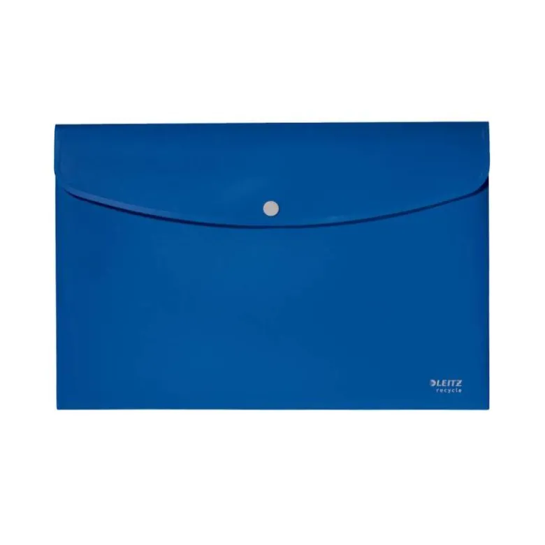 CARPETA LEITZ RECYCLE PORTADOCUMENTOS BROCHE DIN A4 POLIPROPILENO AZUL