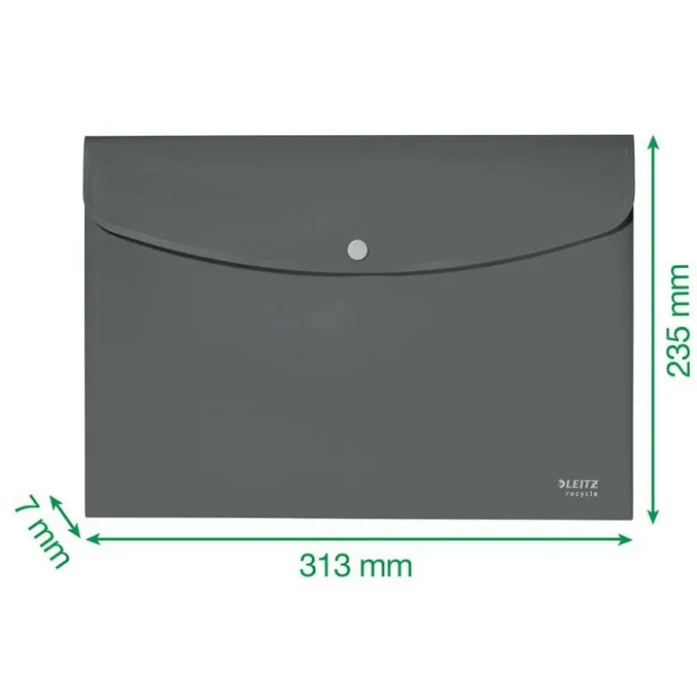 CARPETA LEITZ RECYCLE PORTADOCUMENTOS BROCHE DIN A4 POLIPROPILENO AZUL