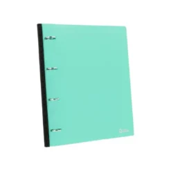 CARPETA LIDERPAPEL 4 ANILLAS REDONDAS 25 MM POLIPROPILENO DIN A4 ULTRA COMPACTA CON LOMO EXTENSIBLE 4 CM VERDE