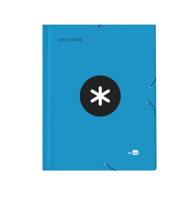 Carpeta Liderpapel Antartik Clasificadora Folio 12 departamentos Cartón forrado color Azul