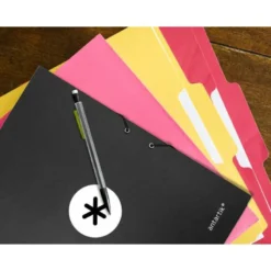 Carpeta Liderpapel Antartik Folio con Solapas Cartón forrado color Negro