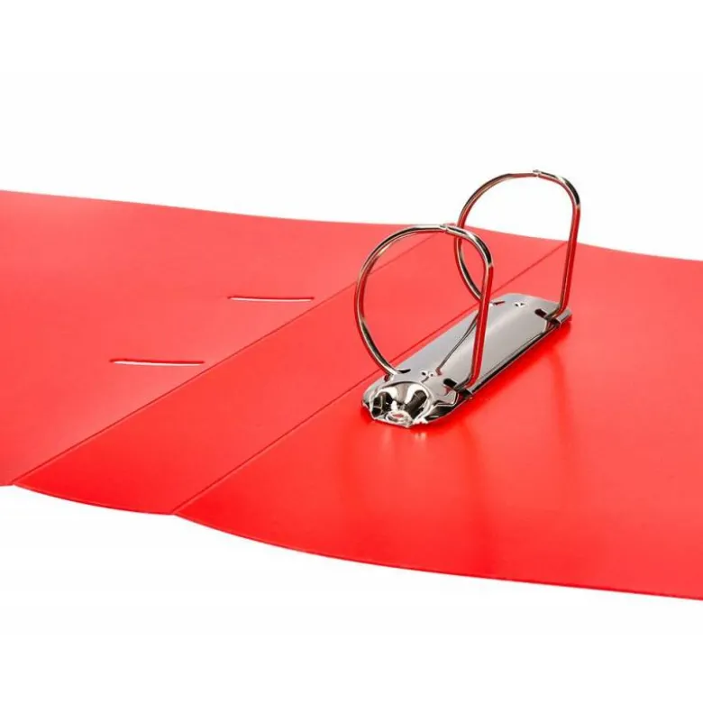 CARPETA LIDERPAPEL CANGURO 2 ANILLAS 40 MM MIXTAS POLIPROPILENO DIN A4 ROJO