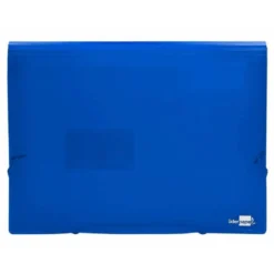 Carpeta liderpapel clasificador fuelle 32112 polipropileno Din A4 azul transparente 13 departamentos