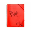 Carpeta Liderpapel con 60 fundas espiral escaparate roja