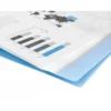 CARPETA LIDERPAPEL ESCAPARATE 60 FUNDAS POLIPROPILENO DIN A4 CELESTE OPACO