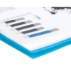 Carpeta Liderpapel escaparate azul con 30 fundas espiral