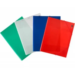 Carpeta liderpapel gomas solapas 34963 polipropileno din a4 verde translucido