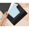 Carpeta lomo flexible con solapas Liderpapel Din A4 color negro