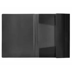 Carpeta lomo flexible con solapas Liderpapel Din A4 color negro