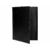 Carpeta lomo flexible gomas con solapas Liderpapel Folio negro