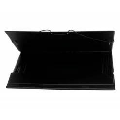 Carpeta lomo flexible gomas con solapas Liderpapel Folio negro