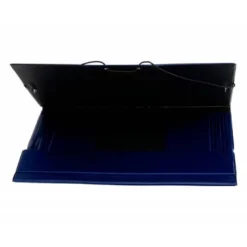 Carpeta lomo flexible gomas con solapas Liderpapel Folio azul