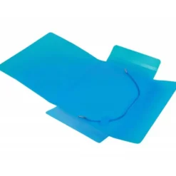 Carpeta lomo flexible gomas con solapas Liderpapel Din A5 color azul