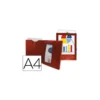 Carpeta lomo rigido gomas Beautone Din A4 rojo