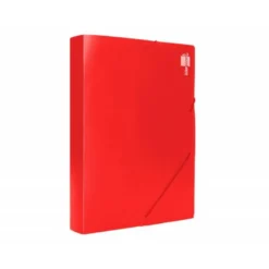 Carpeta lomo rigido gomas portadocumentos Beautone Din A4 rojo