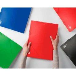 Carpeta lomo rigido gomas portadocumentos Beautone Din A4 rojo