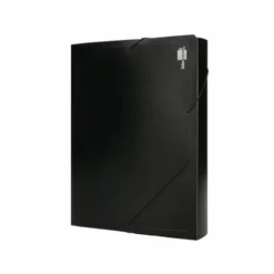 Carpeta lomo rigido gomas portadocumentos Beautone Din A4 negro
