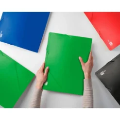 Carpeta lomo rigido gomas portadocumentos Beautone Din A4 verde