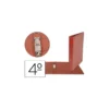 Carpeta marca Liderpapel 2 anillas 40 mm carton cuero cuarto