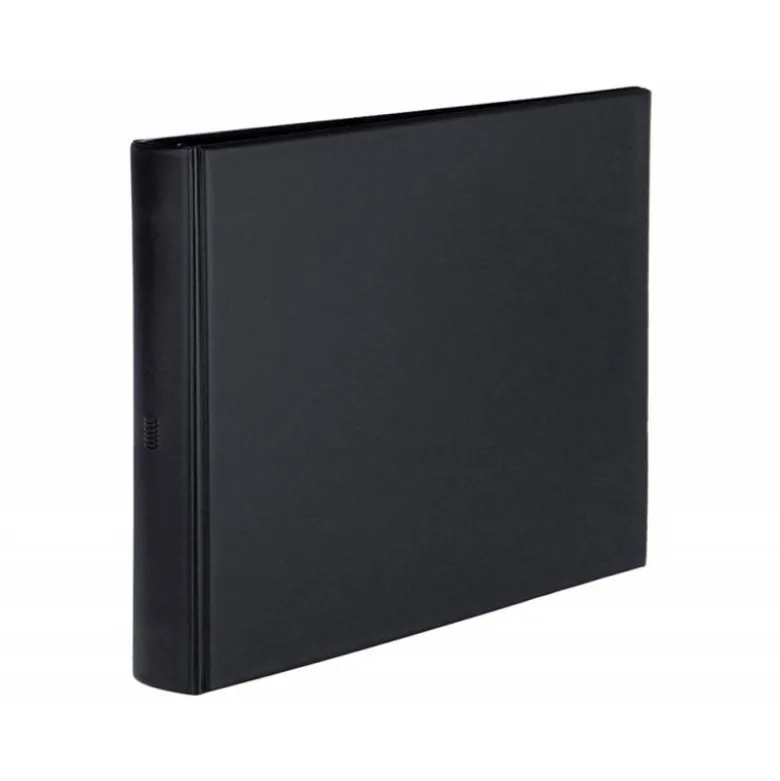 Carpeta multifin alfa 3002-g 11 anillas 40 mm plastico cuarto negro