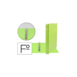 Carpeta plastico Liderpapel Folio lomo 35mm color Verde