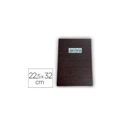 Carpeta portamenu Liderpapel PU Con 2 fundas