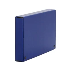 Carpeta proyectos Pardo folio 150 mm Carton forrado color azul con broche