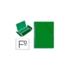 Carpeta Saro gomas solapas carton folio color verde modelo 314