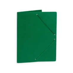 Carpetas de gomas carton Liderpapel Din A2 verde