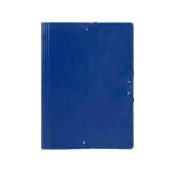 Carpetas de gomas carton Liderpapel Din A2 azul
