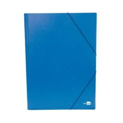 Carpetas de gomas carton Liderpapel Din A2 azul