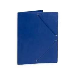 Carpetas de gomas carton Liderpapel Din A2 azul