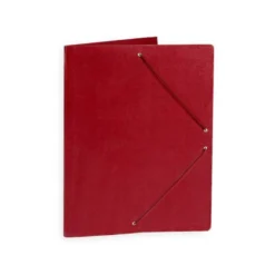 Carpetas de gomas carton Liderpapel Din A2 rojo