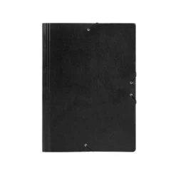 Carpetas de gomas carton Liderpapel Din A2 negro