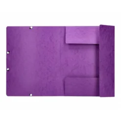 Carpetas de gomas carton prespan Q-Connect Din A4 violeta
