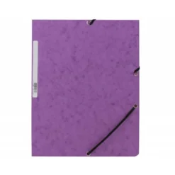 Carpetas de gomas carton prespan Q-Connect Din A4 violeta